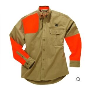 BOB ALLEN Men’s High Prairie Hunting Shirt in Tan & Orange NWOT- Size 3XL
